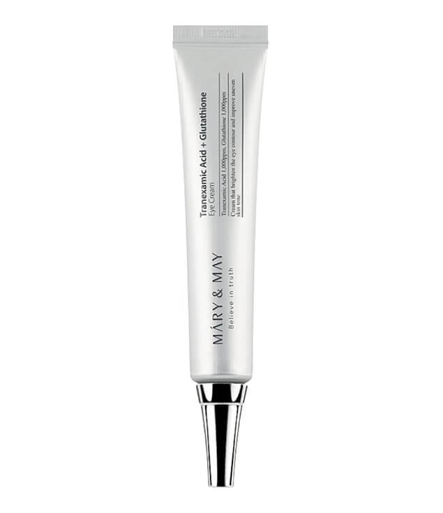 Crème éclaircissante Pour Les Yeux Mary&May – Acide Tranexamique + Glutathion – Neuf